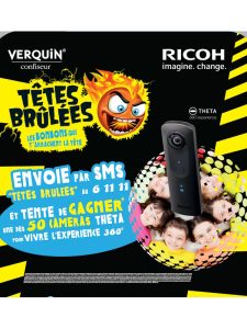 TÊTE BRULÉES campagne de publicité