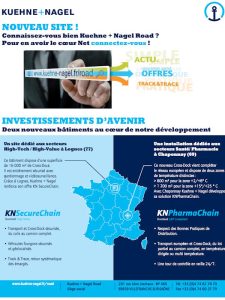 KUEHNE + NAGEL nouveau site intenret